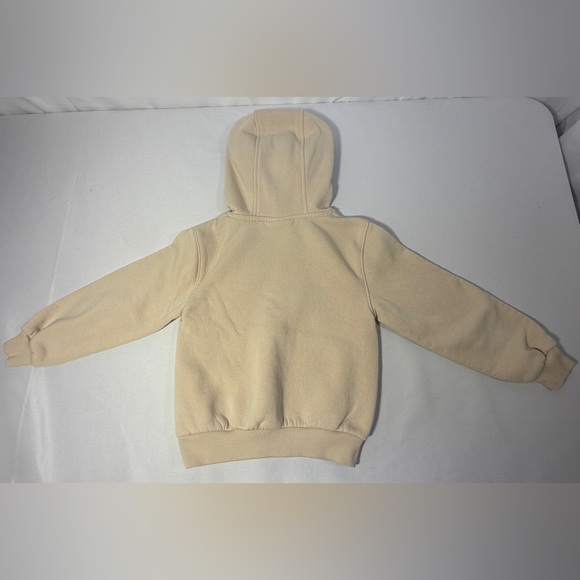 Nike Toddler Sweatsuit Set Hoodie Top Joggers Pants Beige Tan XS 4 Unisex Fleece - Picture 5 of 15